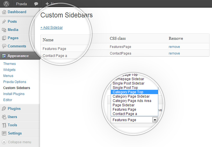 custom-sidebars