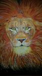 “Lion Portrait” Acrylic on Canvas