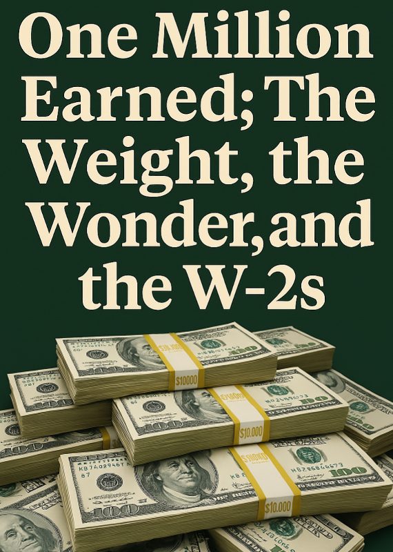 One Million Earned: Why It Hits Different When It’s Wages